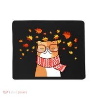 Autumn Cat Fall Season Mousepad thumb 0
