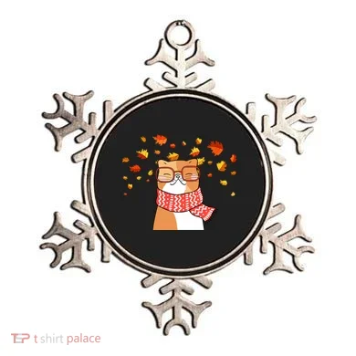 Autumn Cat Fall Season Ornament
