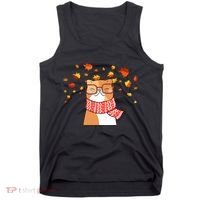 Autumn Cat Fall Season Tank Top thumb 0