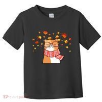 Autumn Cat Fall Season Toddler T-Shirt thumb 0