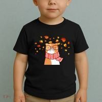 Autumn Cat Fall Season Toddler T-Shirt thumb 2