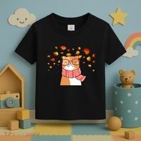 Autumn Cat Fall Season Toddler T-Shirt thumb 3