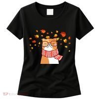 Autumn Cat Fall Season Women's T-Shirt thumb 0