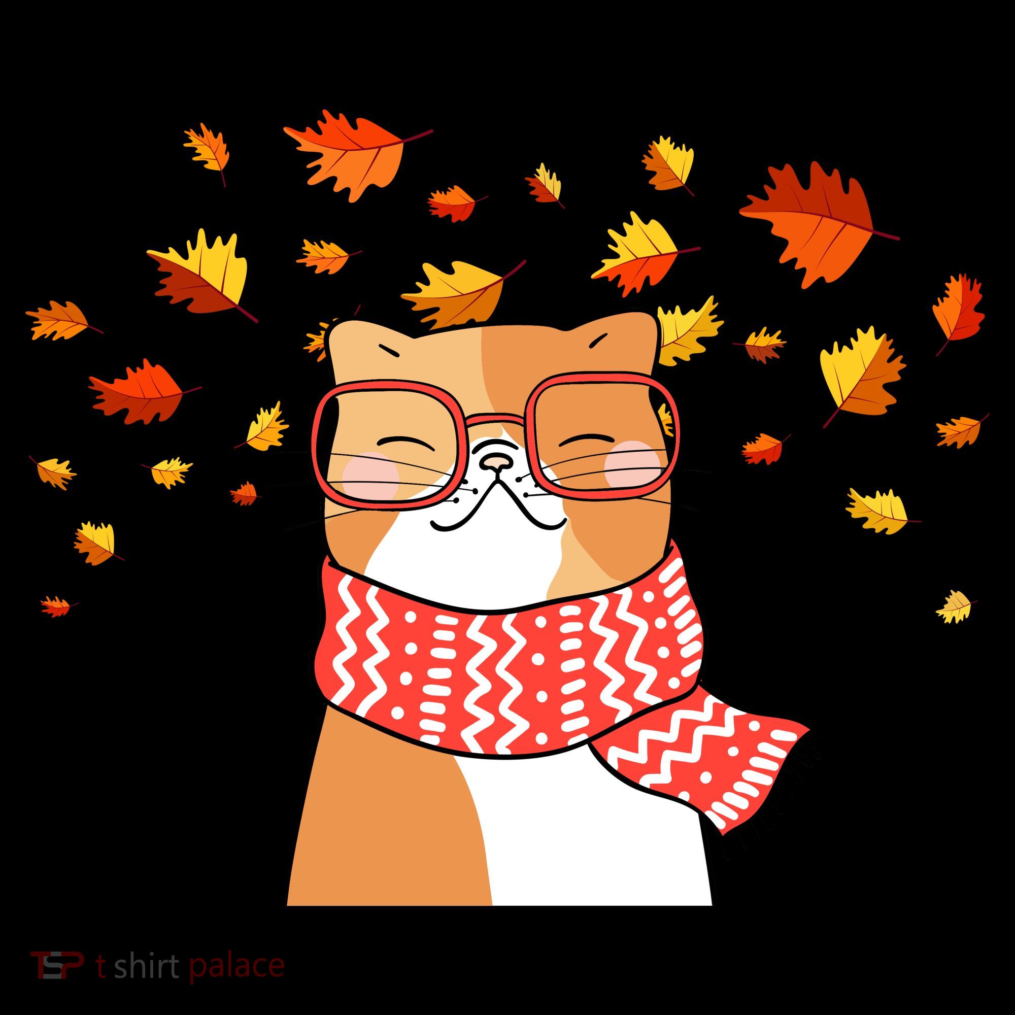 Autumn Cat Fall Season Women's T-Shirt