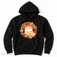 Autumn Cat Wreath Hoodie thumb 0