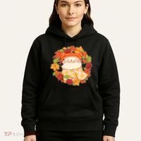Autumn Cat Wreath Hoodie thumb 5