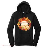 Autumn Cat Wreath Women's Hoodie thumb 0