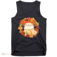 Autumn Cat Wreath Tank Top thumb 0