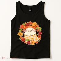 Autumn Cat Wreath Tank Top thumb 2