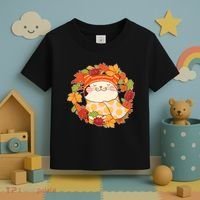 Autumn Cat Wreath Toddler T-Shirt thumb 3