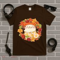 Autumn Cat Wreath T-Shirt thumb 5