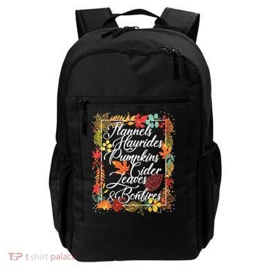 Autumn Fall Motto Backpack