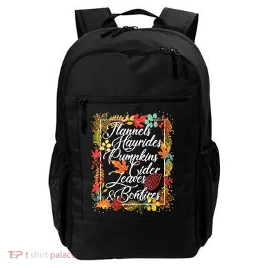Autumn Fall Motto Backpack