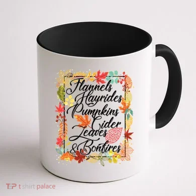 Autumn Fall Motto Coffee Mug back