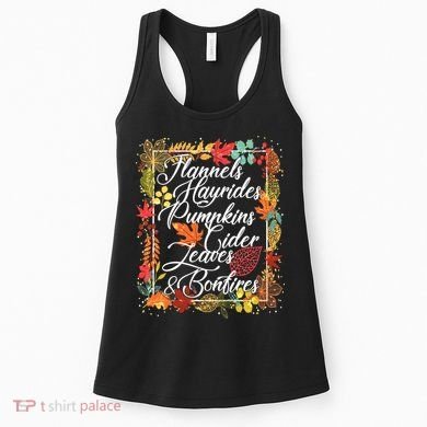 Autumn Fall Motto Women's Tank Top
