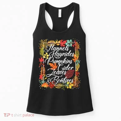 Autumn Fall Motto Women's Tank Top