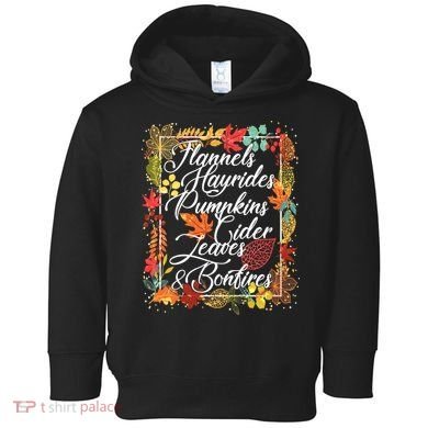 Autumn Fall Motto Toddler Hoodie