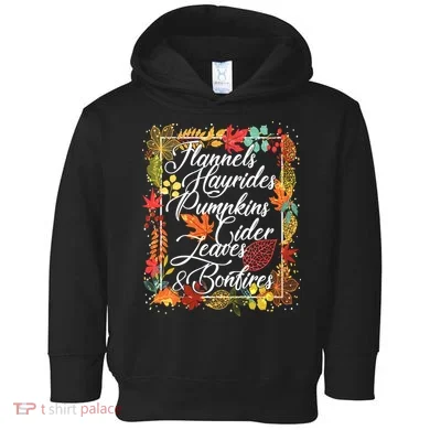 Autumn Fall Motto Toddler Hoodie