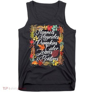 Autumn Fall Motto Tank Top