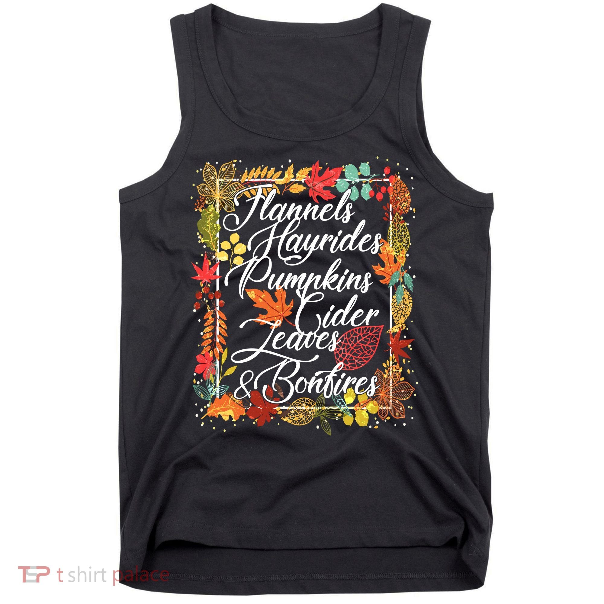 Autumn Fall Motto Tank Top