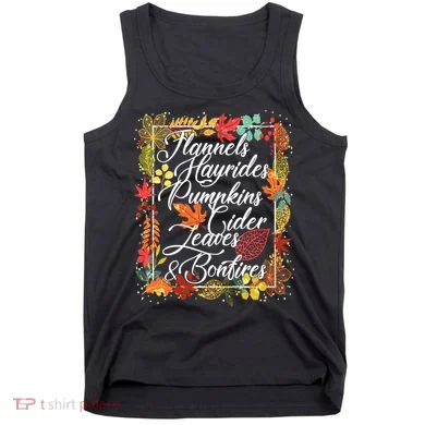 Autumn Fall Motto Tank Top