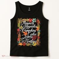 Autumn Fall Motto Tank Top thumb 2