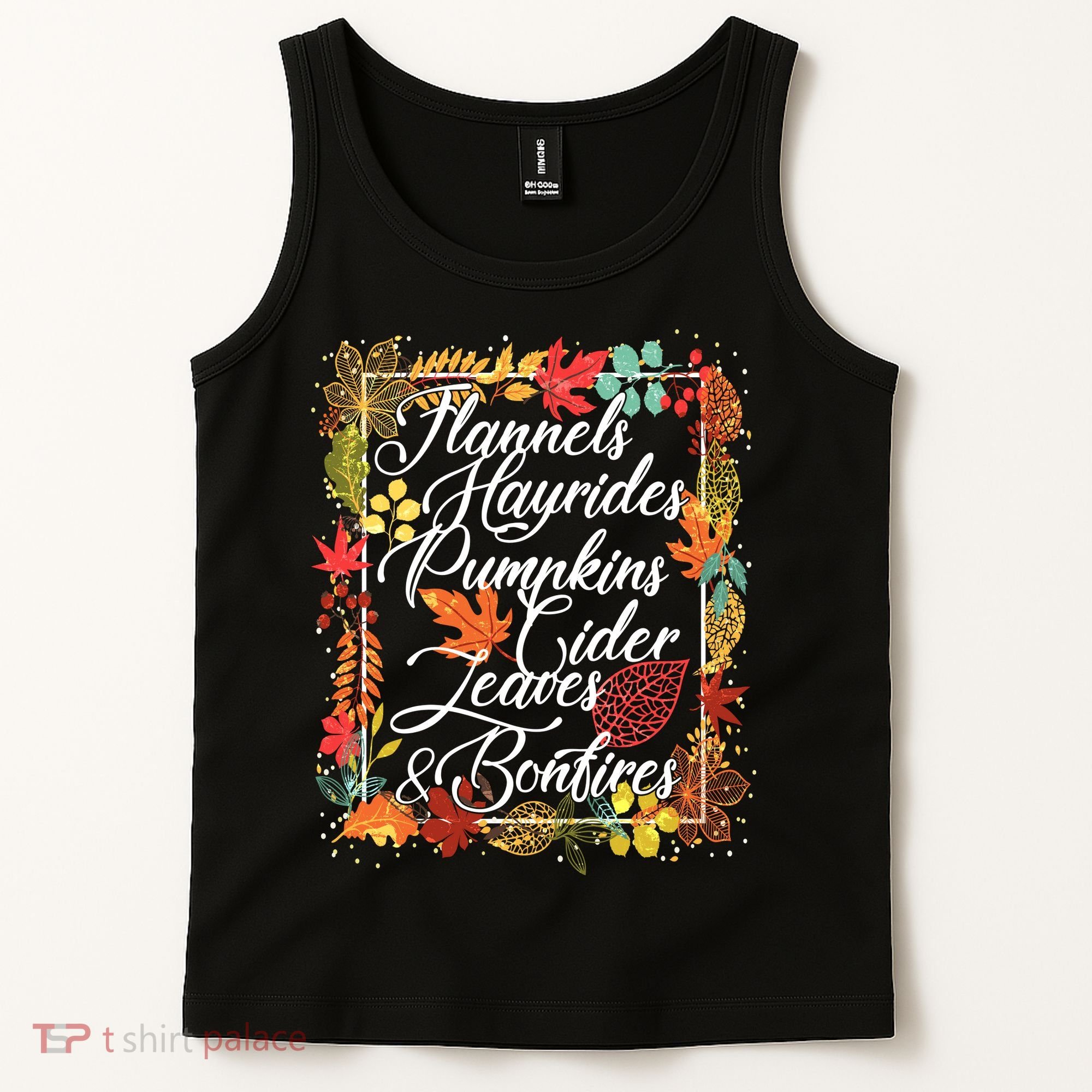 Autumn Fall Motto Tank Top