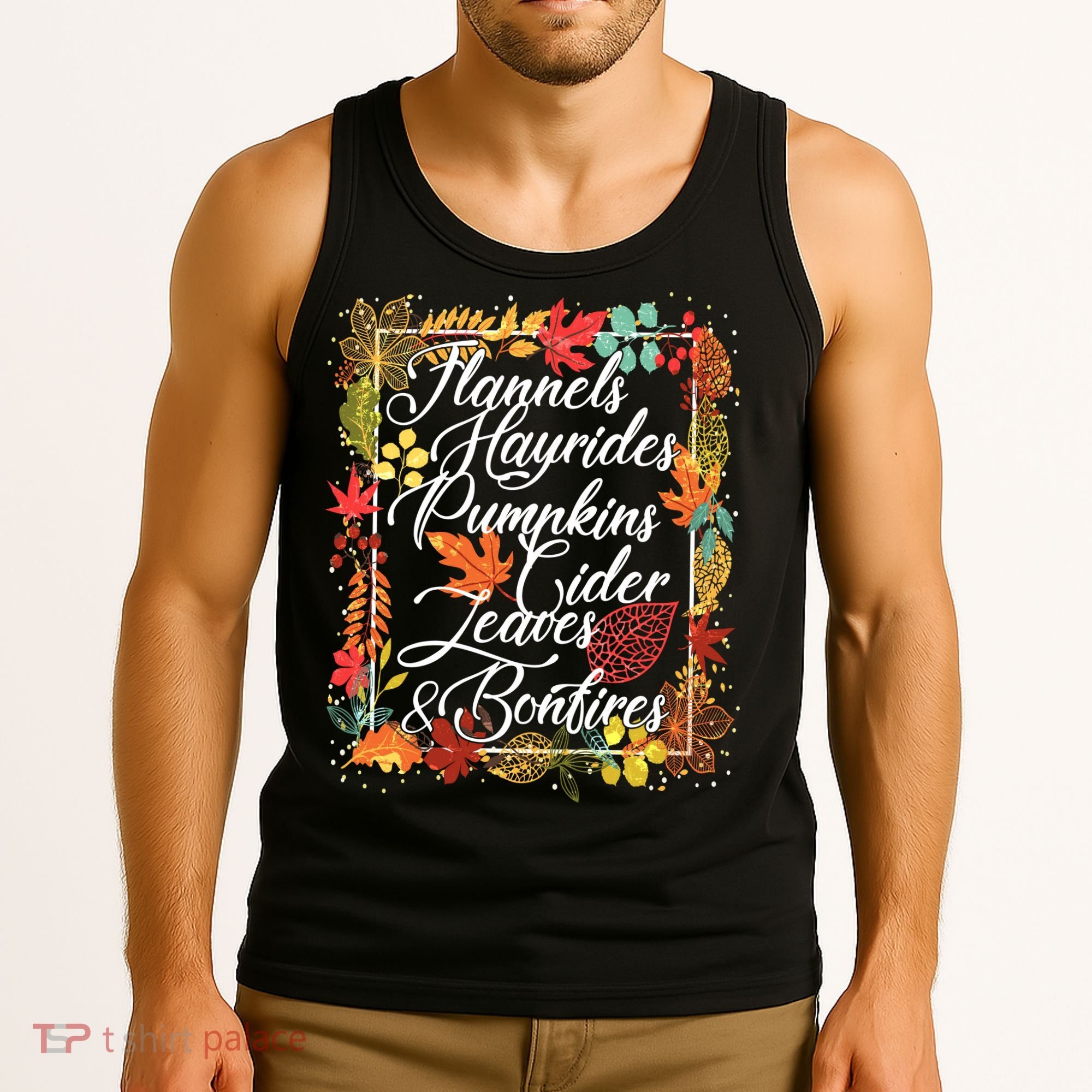 Autumn Fall Motto Tank Top