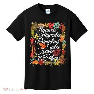 Autumn Fall Motto Kids T-Shirt