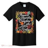 Autumn Fall Motto Kids T-Shirt thumb 0