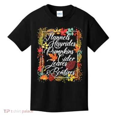 Autumn Fall Motto Kids T-Shirt