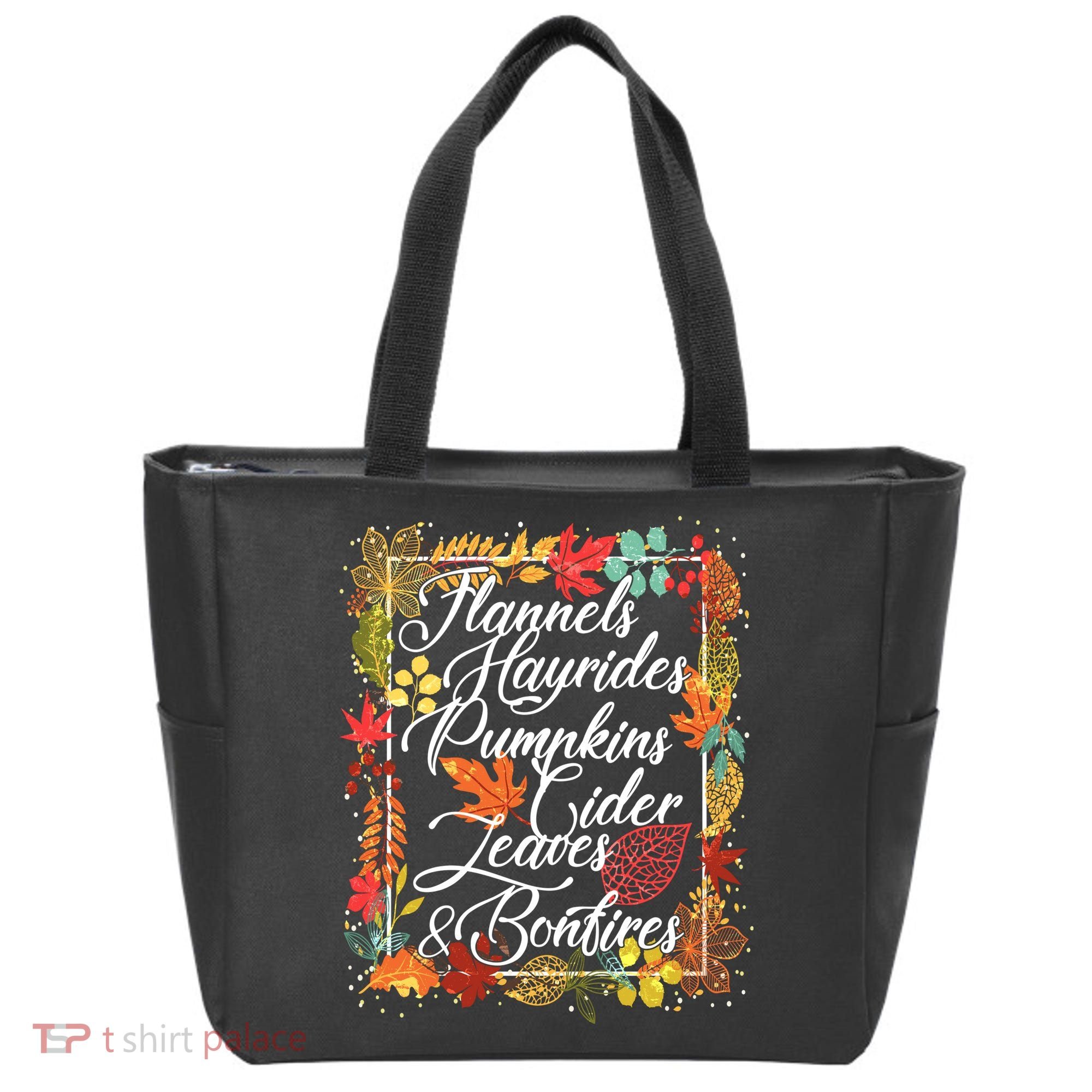 Autumn Fall Motto Tote Bag