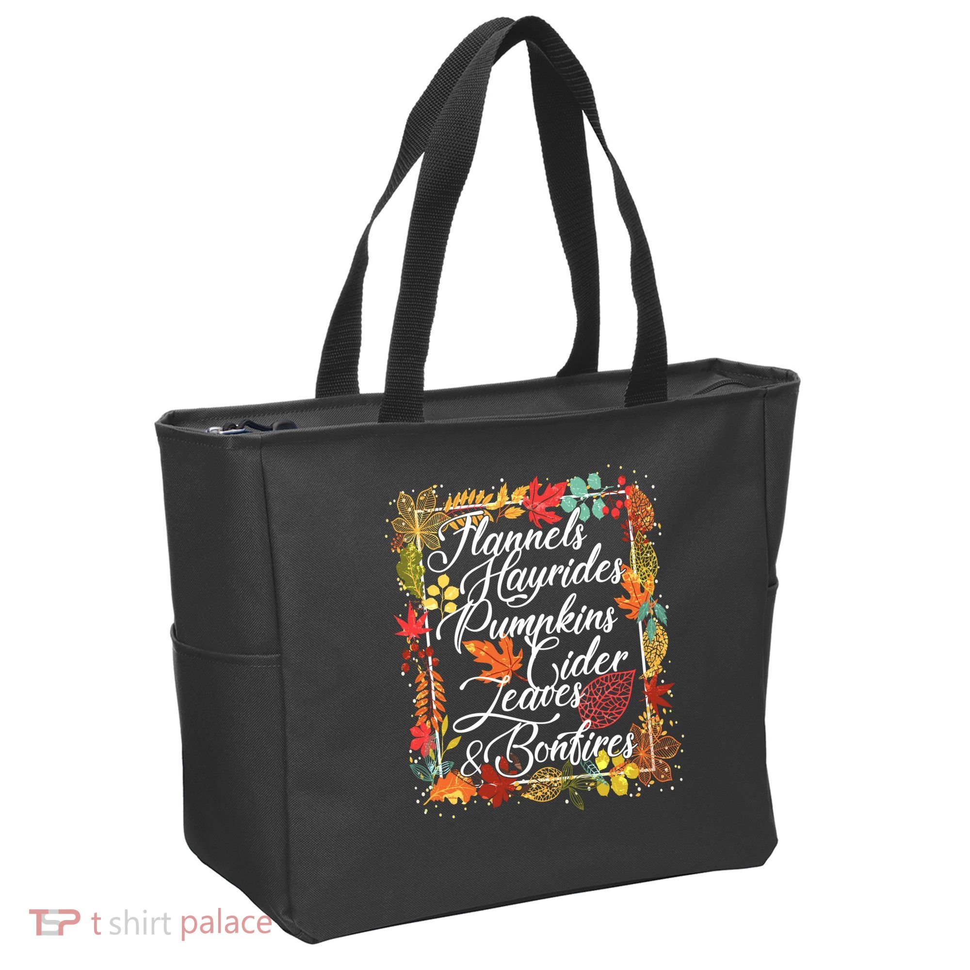 Autumn Fall Motto Tote Bag