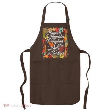 Autumn Fall Motto Apron