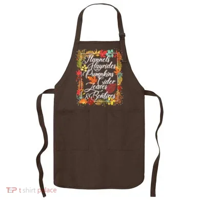 Autumn Fall Motto Apron
