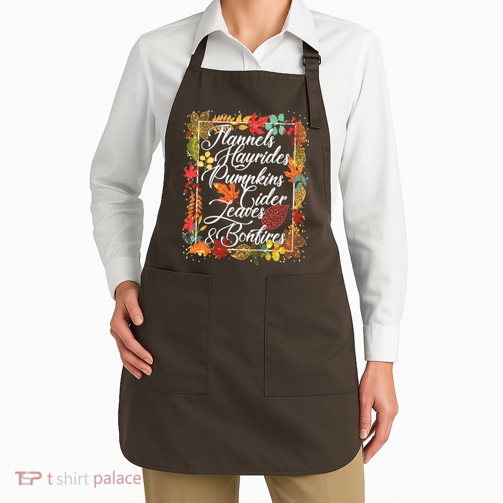 Autumn Fall Motto Apron