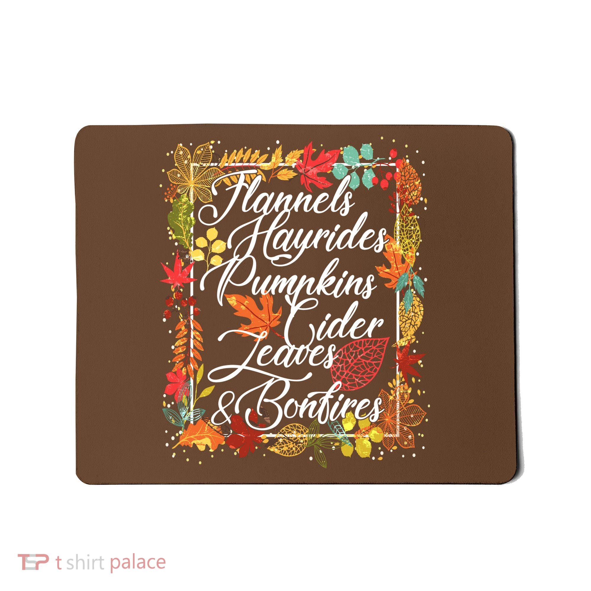 Autumn Fall Motto Mousepad
