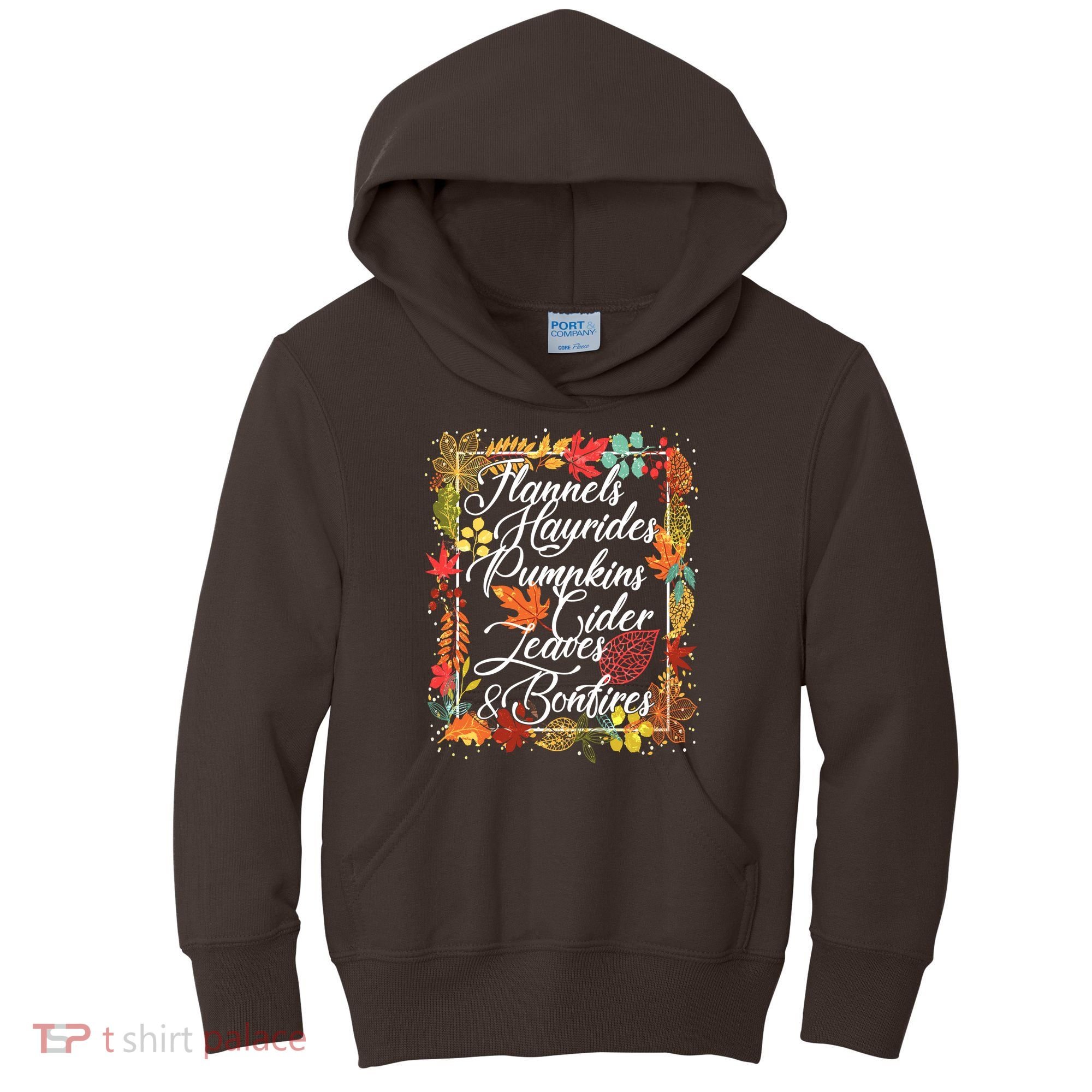 Autumn Fall Motto Kids Hoodie