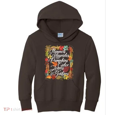 Autumn Fall Motto Kids Hoodie
