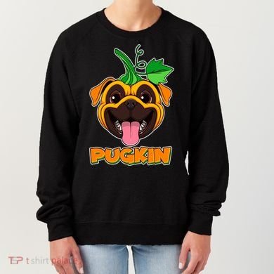 Autumn Halloween Pugkin Women's Sweatshirt