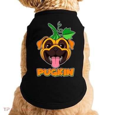 Autumn Halloween Pugkin Doggie Tank