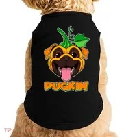 Autumn Halloween Pugkin Doggie Tank thumb 0
