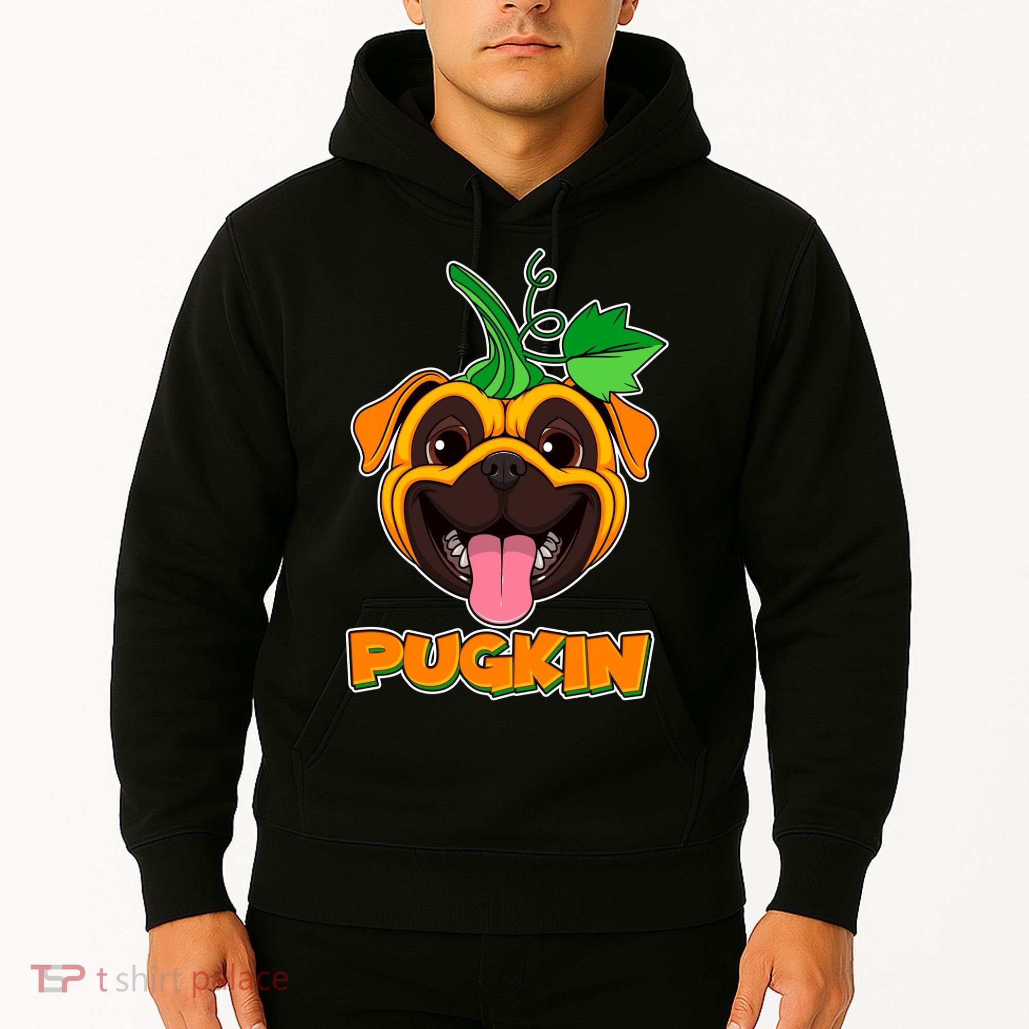 Autumn Halloween Pugkin Hoodie