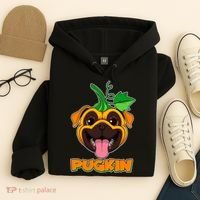 Autumn Halloween Pugkin Hoodie thumb 4