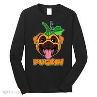 Autumn Halloween Pugkin Long Sleeve Shirt thumb 0