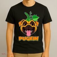 Autumn Halloween Pugkin T-Shirt thumb 3
