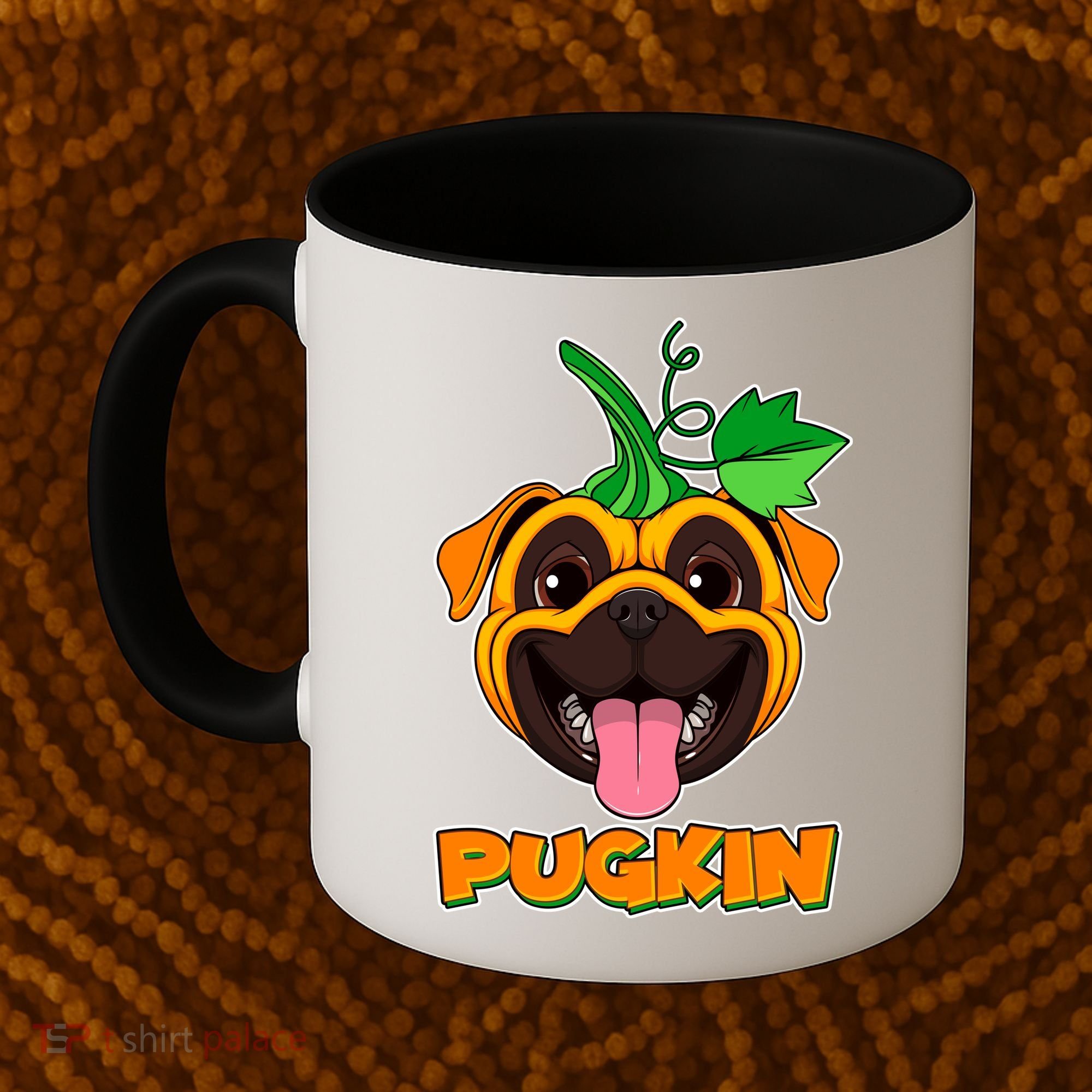 Autumn Halloween Pugkin Coffee Mug
