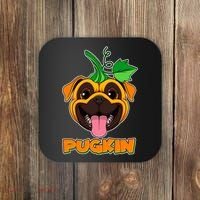 Autumn Halloween Pugkin Coaster thumb 0