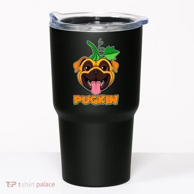 Autumn Halloween Pugkin Tumbler
