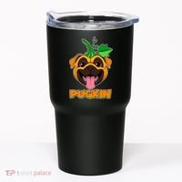 Autumn Halloween Pugkin Tumbler thumb 0